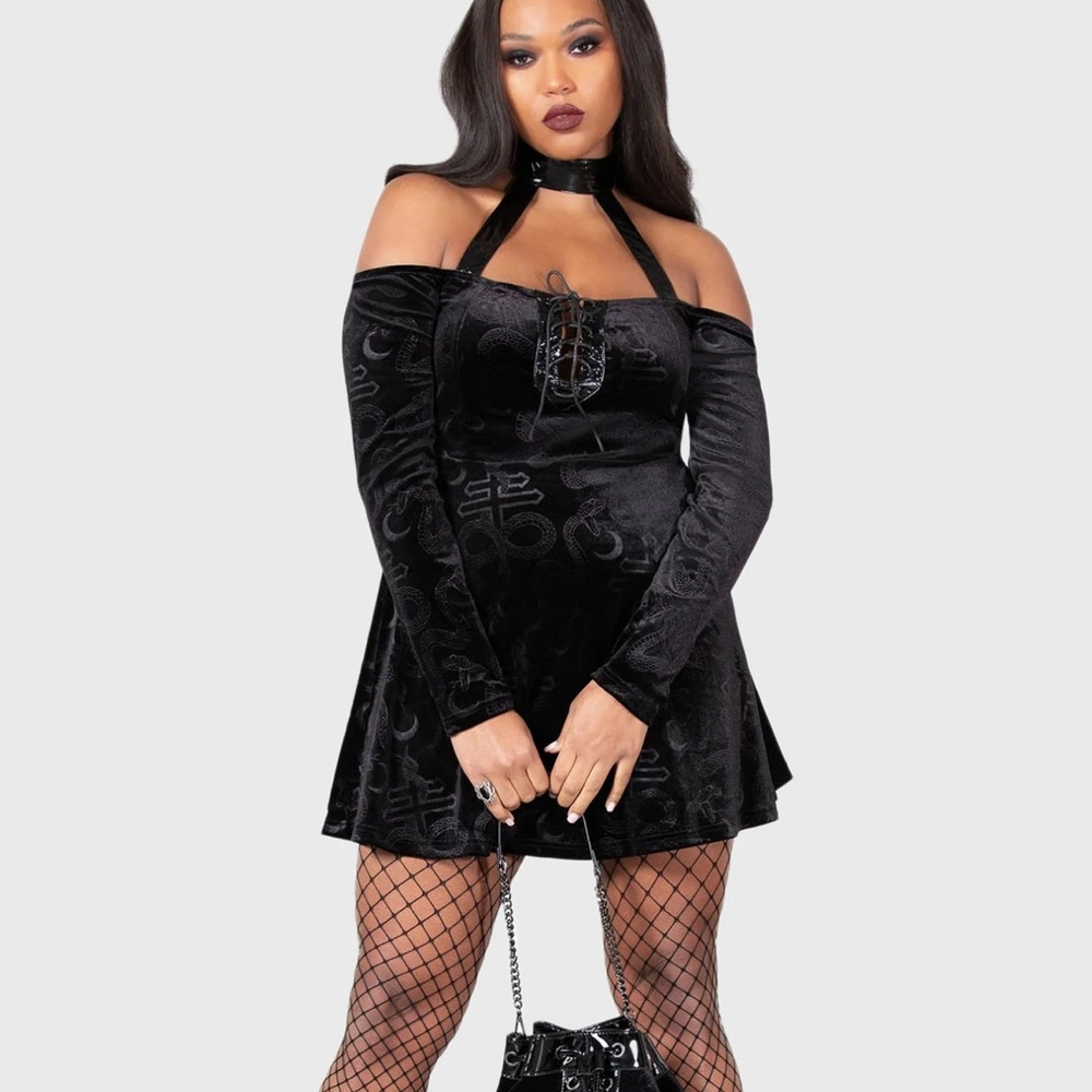 BNIBWT Killstar Eternal Velvet Midi Dress - Medium
